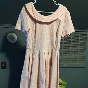Gown to polkadot  dress